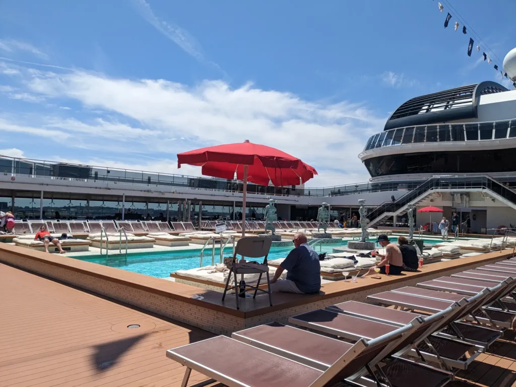 Pool Deck of the MSC Meraviglia
