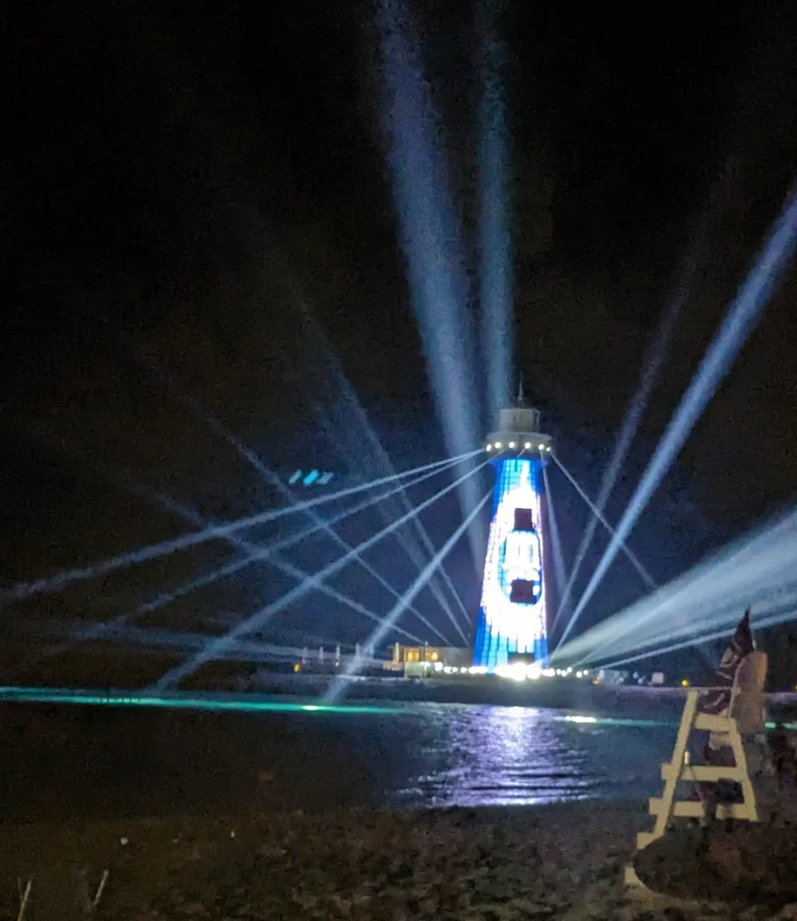Ocean Cay Nightly Lighthouse Show