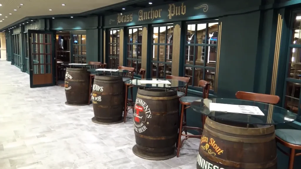 Meraviglia Brass Anchor Pub Outside