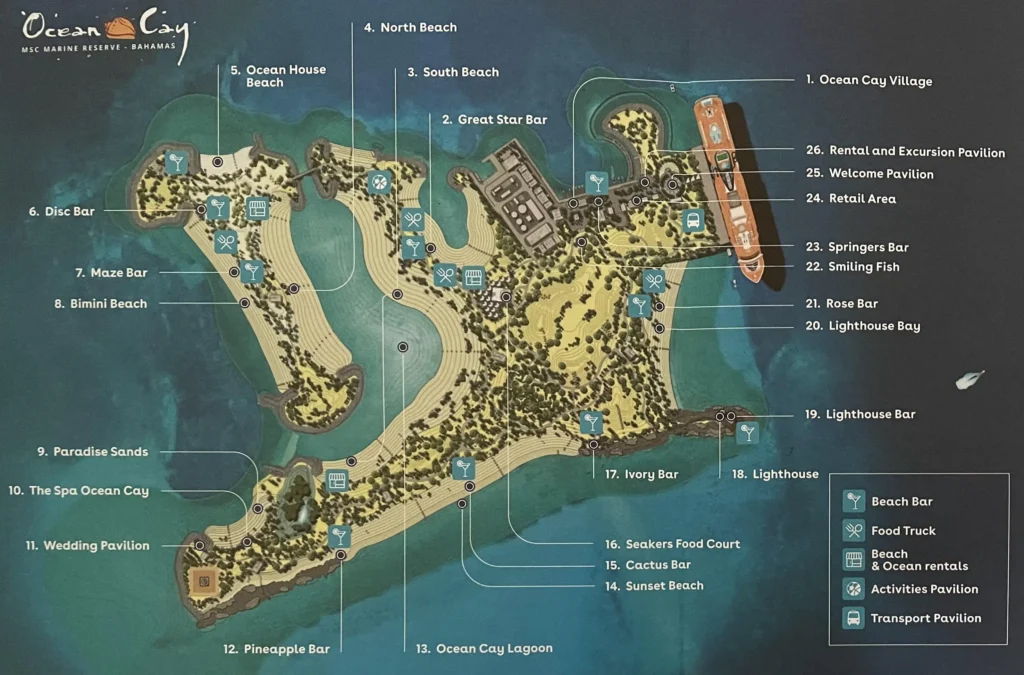 Ocean Cay Marine Reserve Map