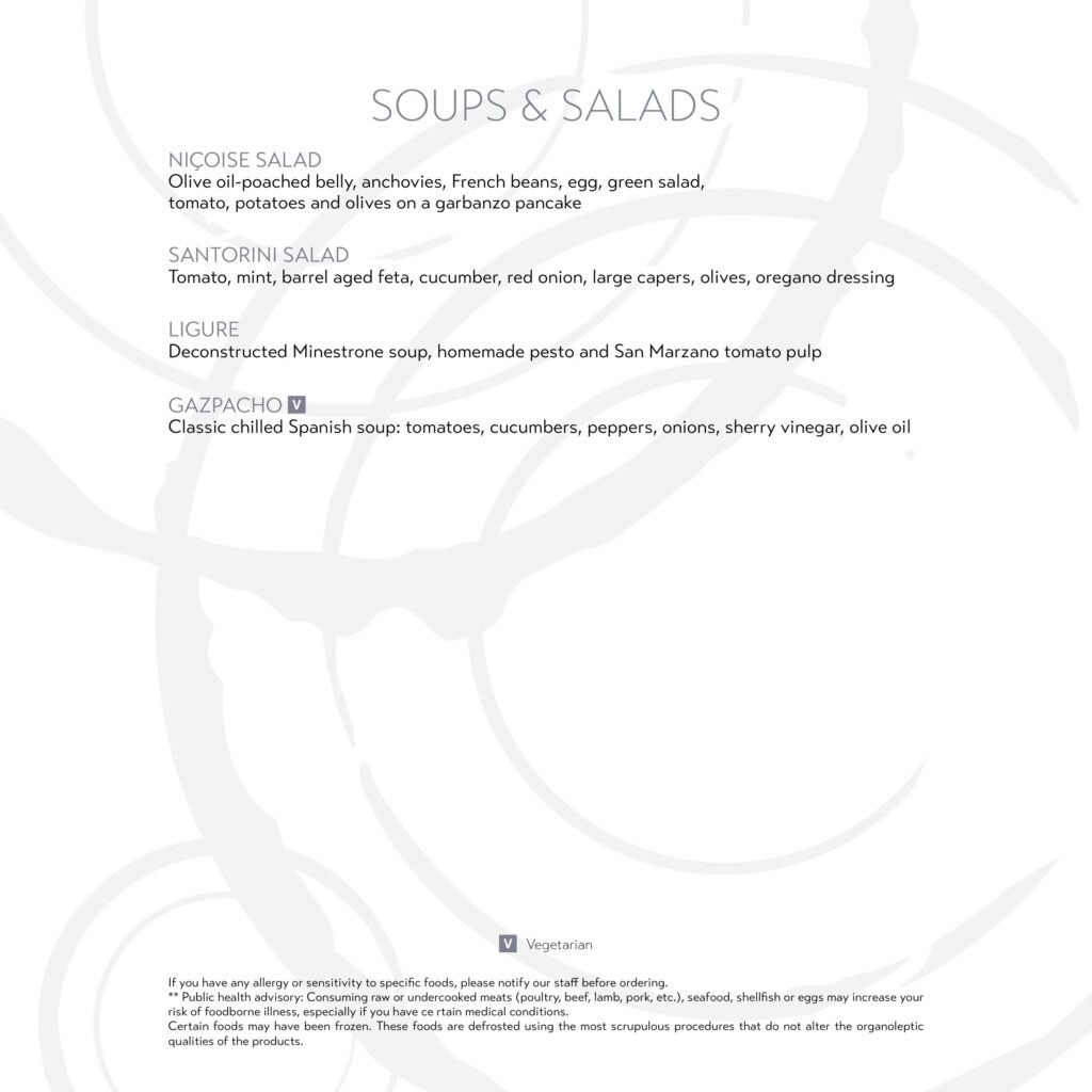 Ocean Cay Menu Page 3