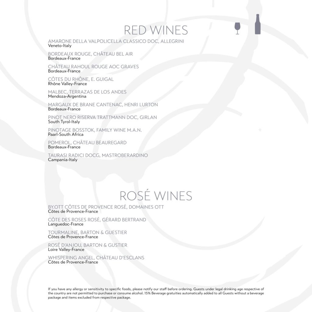 Ocean Cay Menu Page 7