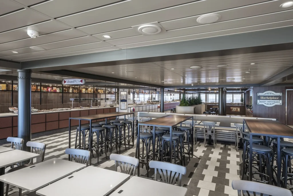 Marketplace Buffet on the MSC Seascape