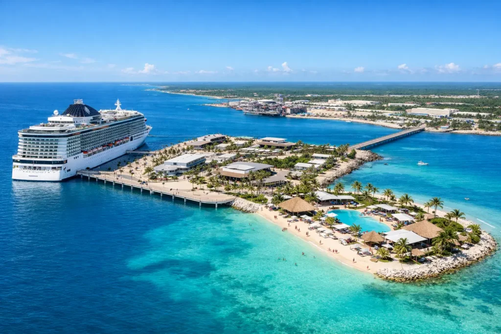 An imagination of a Freeport-based area