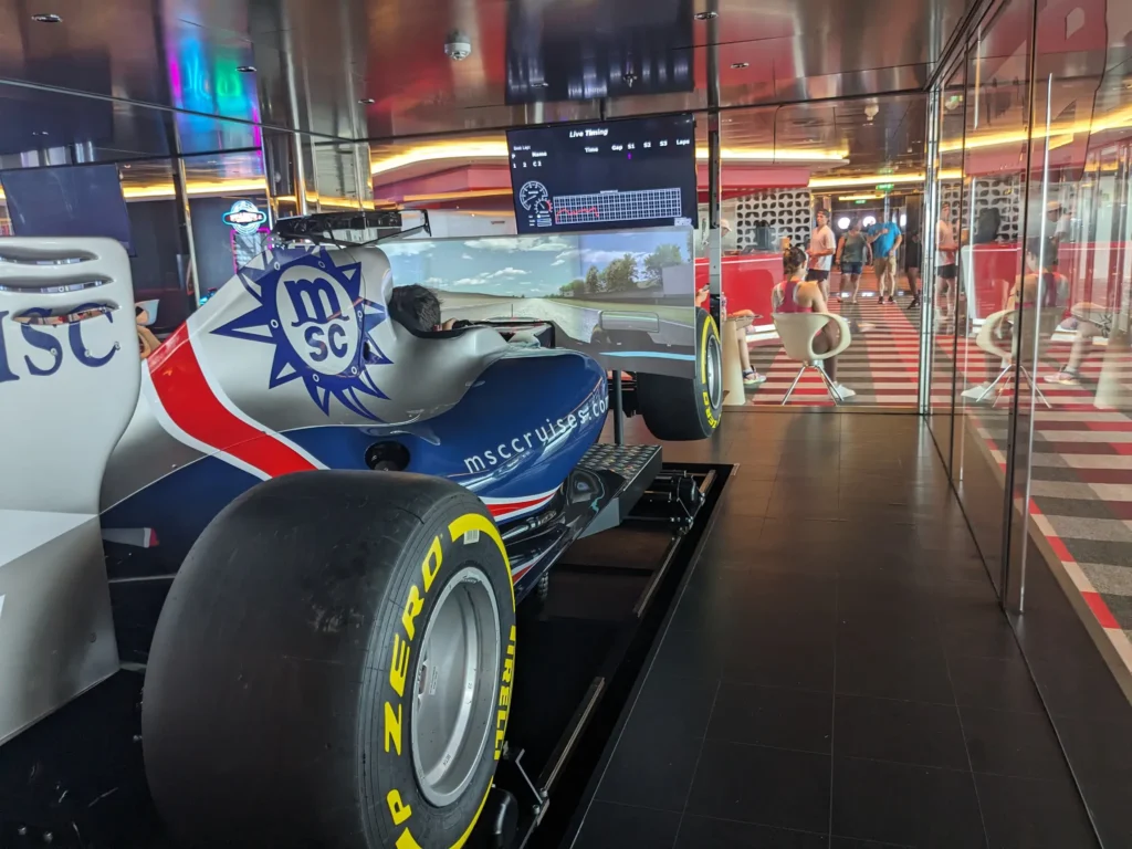 MSC Meraviglia F1 Simulator