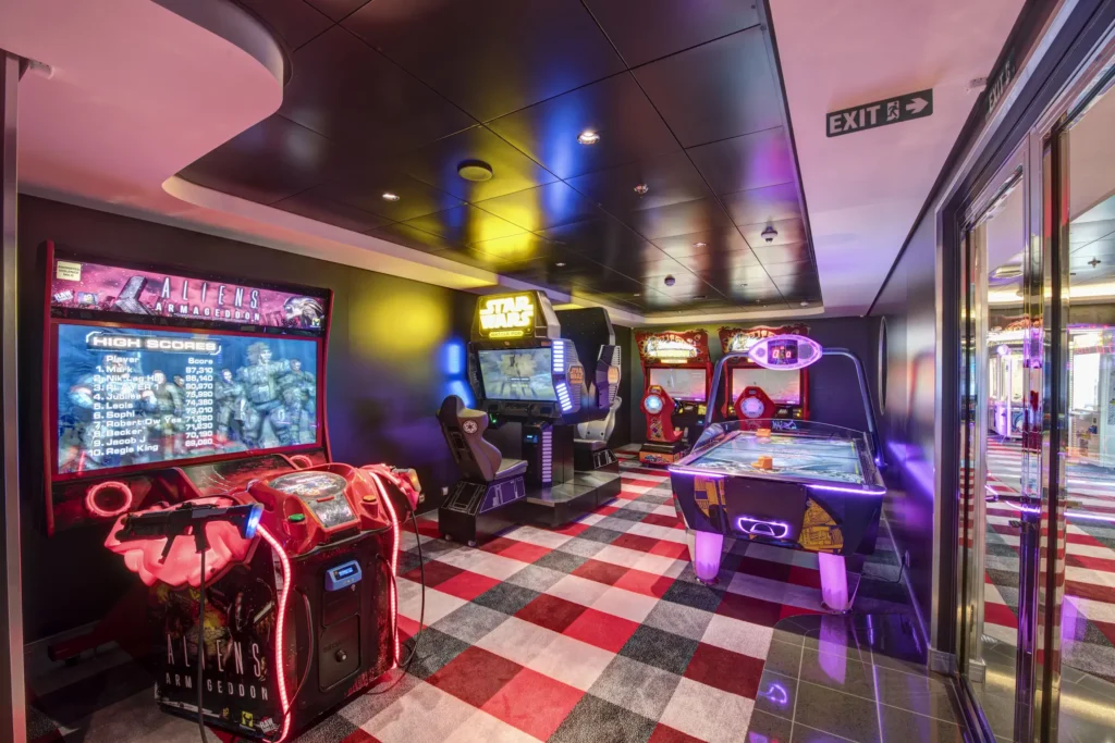 MSC Meraviglia Virtual Games Arcade