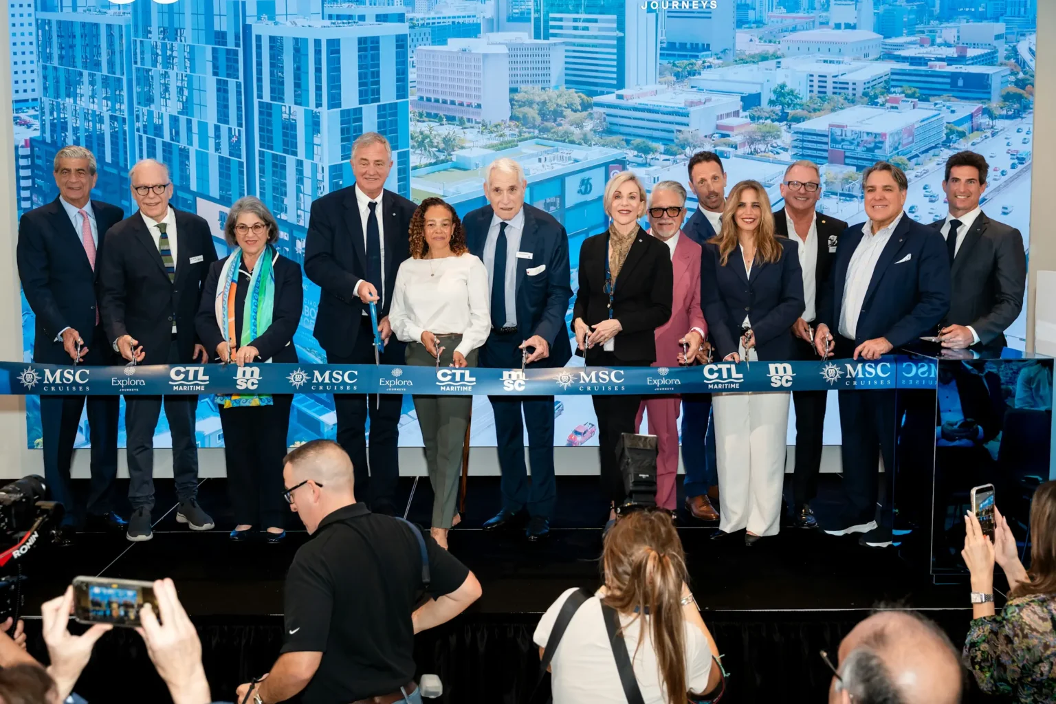 Ribbon Cutting of MSC's Miami Office