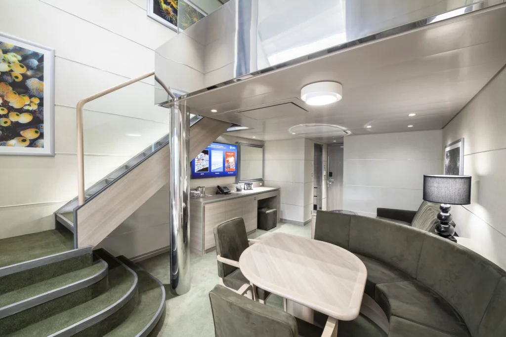 MSC Grandiosa MSC Yacht Club Duplex Suite with whirlpool bath