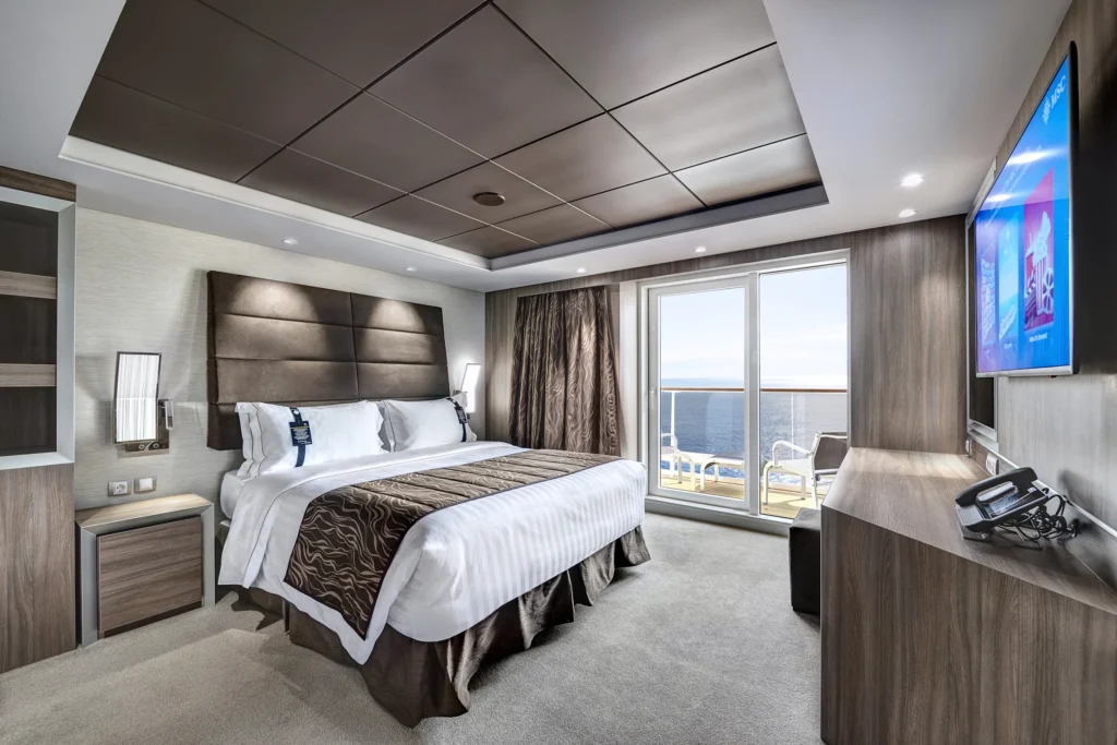 MSC Meraviglia MSC Yacht Club Royal Suite with whirlpool bath