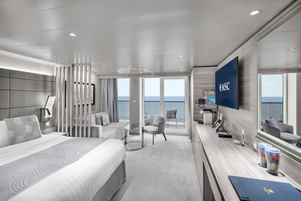 MSC World Europa Yacht Club Cabin
