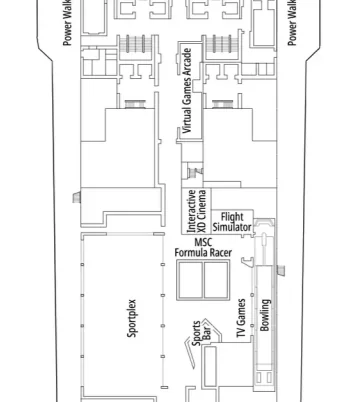 MSC Meraviglia Sportplex Area
