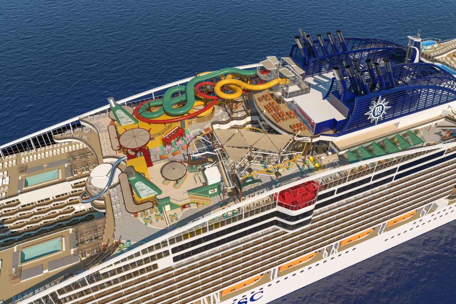 MSC World Asia Family Harbour Rendering