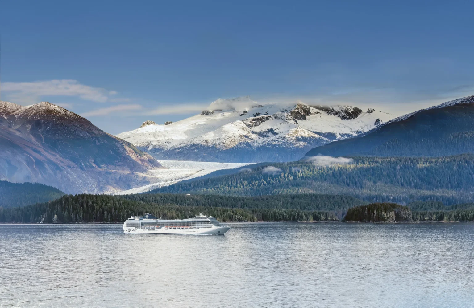 MSC Cruises Has Officially Completed Its First Alaska Sailing MSC Poesia in Alaska