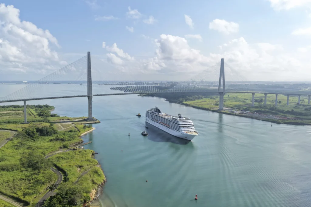MSC Poesia in Panama Canal