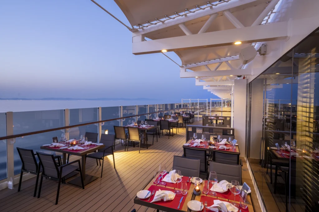 MSC Seashore Butcher's Cut Al Fresco Dining