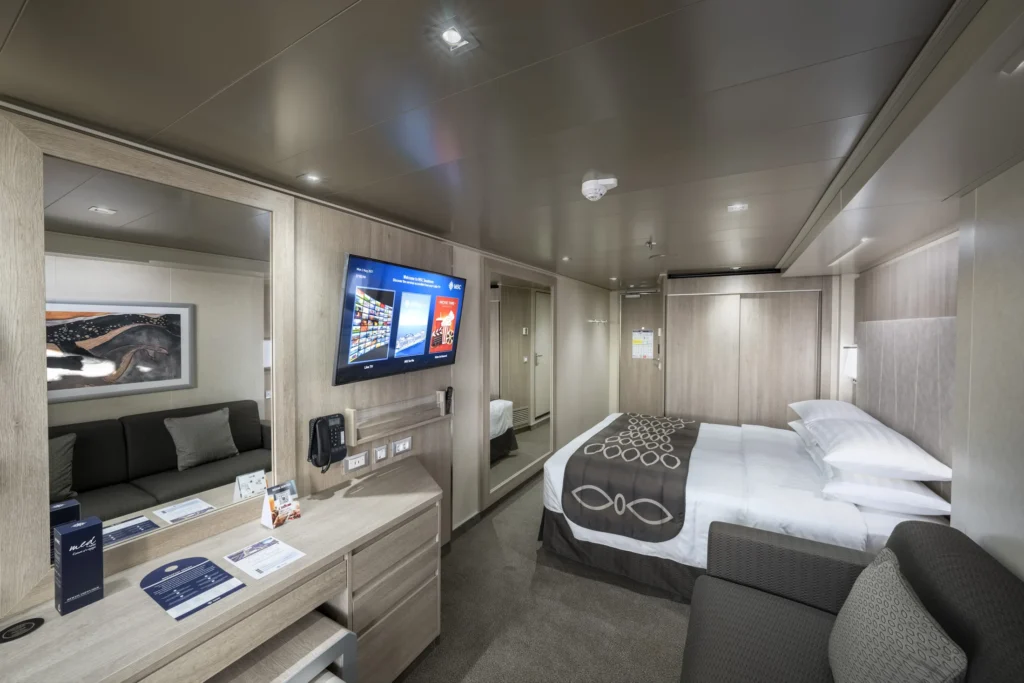 MSC Seashore Deluxe Balcony Interior View