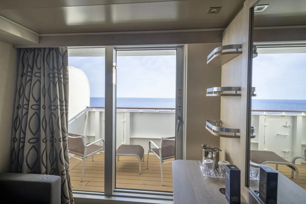 MSC Seashore Deluxe Balcony Outdoor View