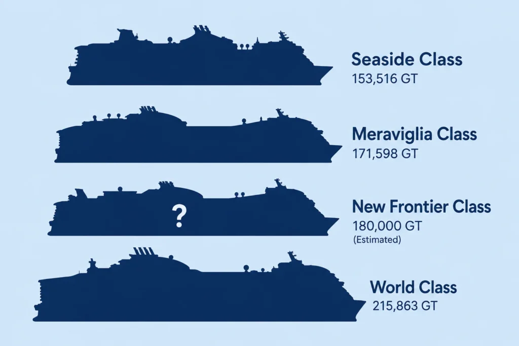 New Frontier Size Comparison