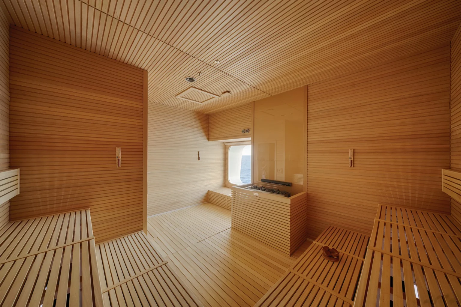 MSC World America Aurea Spa Sauna Room