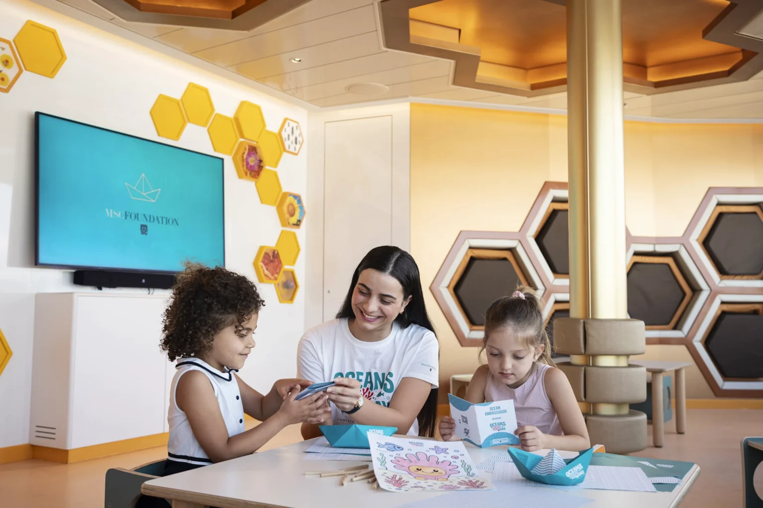 Ocean Themed Activity Support by MSC Cruises Entertainment