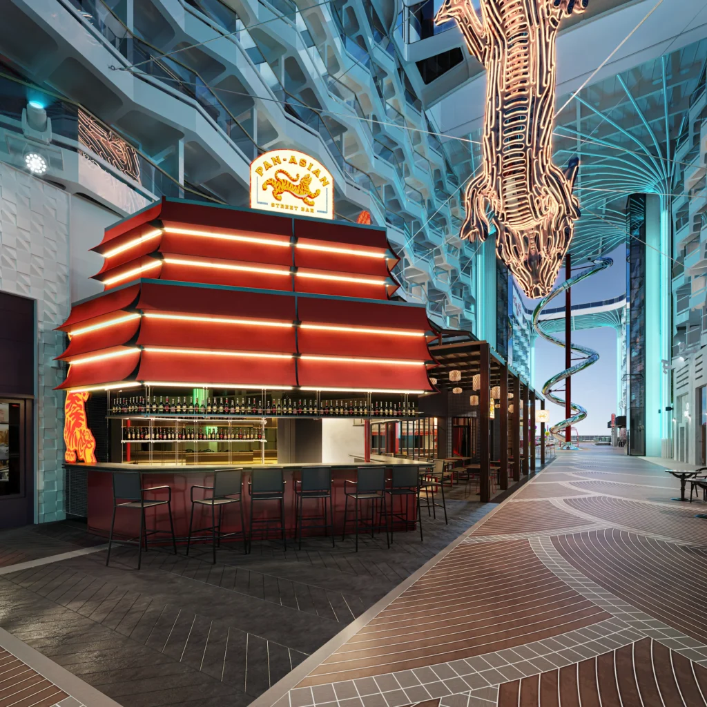 MSC World Asia Pan Asian Street Bar