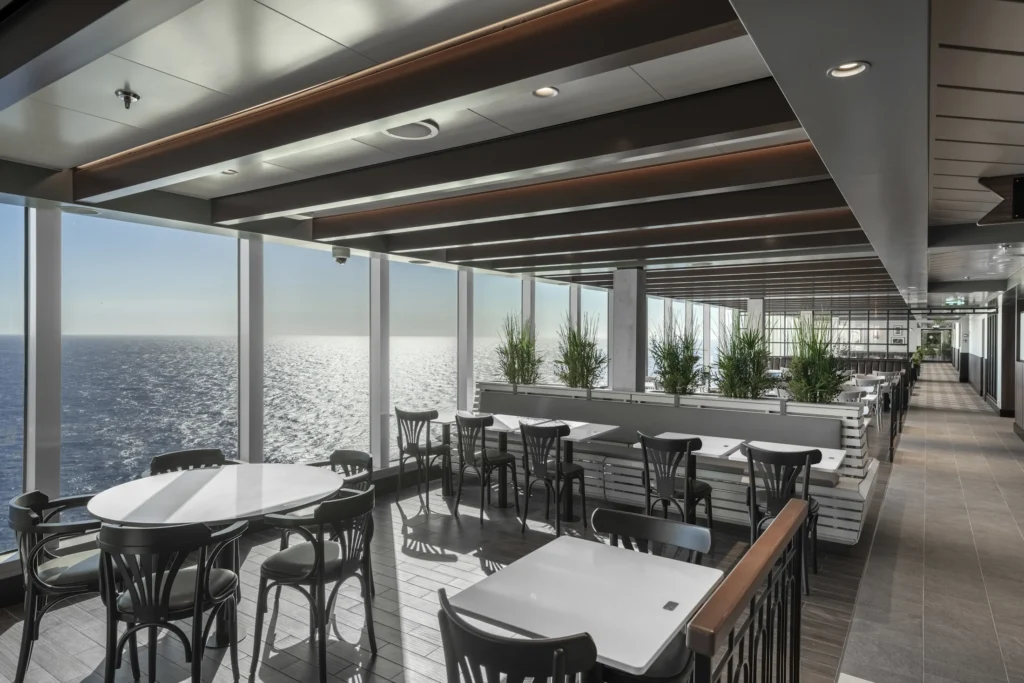 MSC Seascape Marketplace Buffet Window Seating