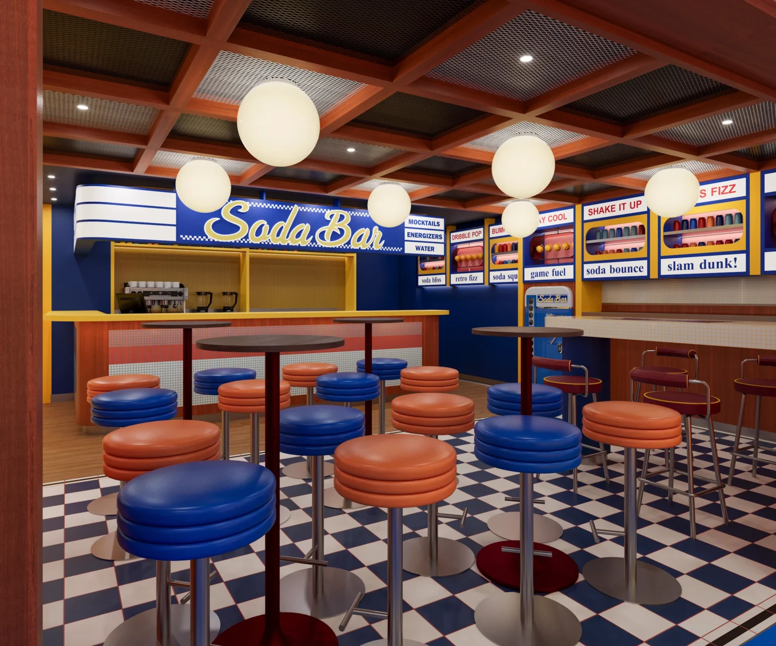 MSC World Asia Adds Five New Bars and Lounges Before December Debut MSC World Asia Clubhouse and Soda Bar