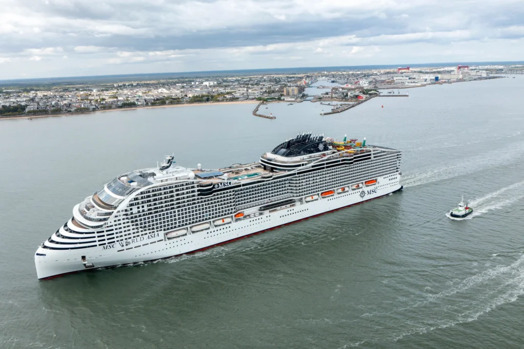 MSC World Asia Sea Trials